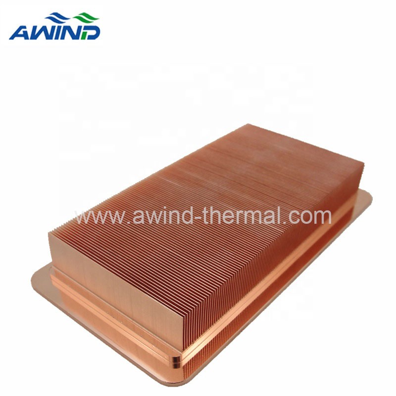 push fins heat sink