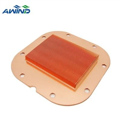 Copper Skived Fin Heat Sink for Svg and Power and Inverter and Electronics