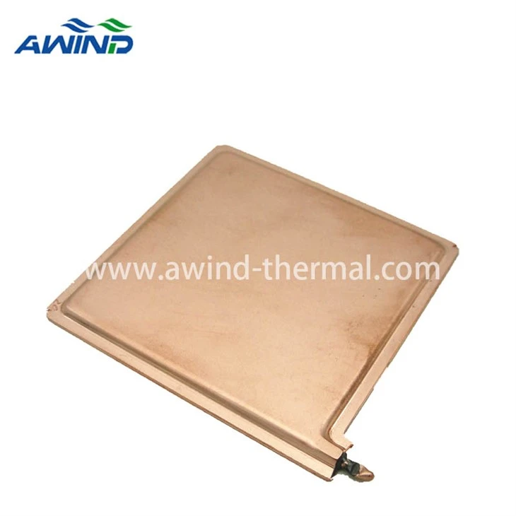 copper vapor chamber for heat sink vapor