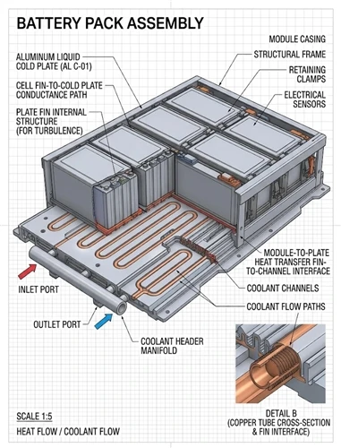 Battery Thermal Management: Why Liquid Cold Plates Are Essential For EV Batte...