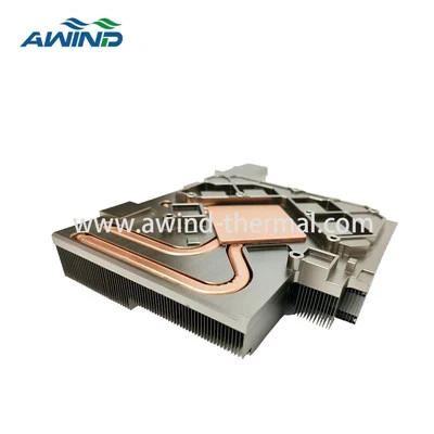 Zipper Fin Heat Pipe Heat Sink